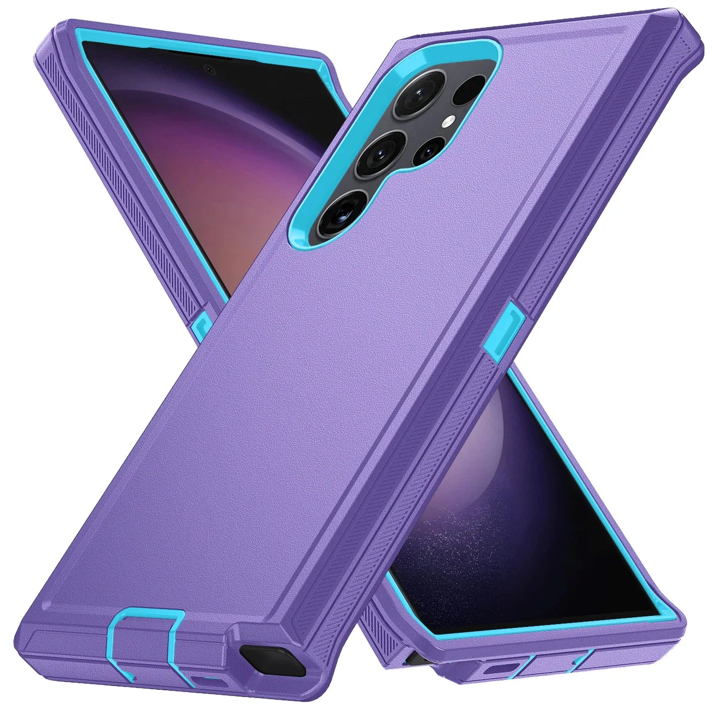 3IN1 Ott Defender Series Box for Orginal Samsung Galaxy S25 S24 S23 S22 S21 S20 FE Plus Ultra Note 20 Armor Shockproof Case