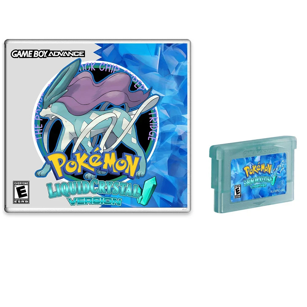 GBA RTC Pokemon  Real Clock  New Version 2.0 Game Card  Featured Popular English Games