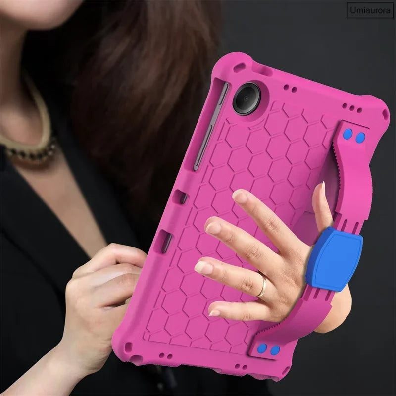 For Samsung Tab S5E S6 Lite 10.4" A7 A8 A9+ A11 Plus SM-X230 SM-X210 X130 T500 T510 Shockproof Stand Strap Tablet Case EVA Funda
