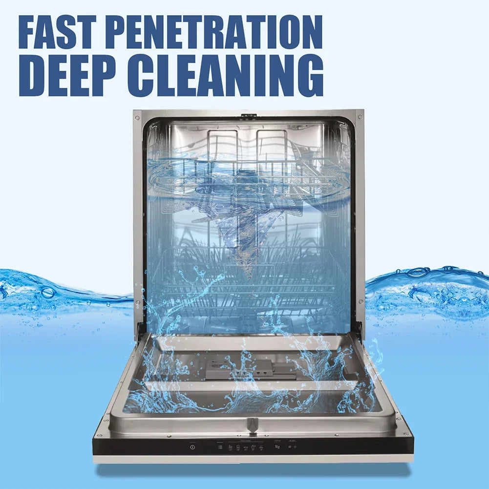 Dishwasher Cleaner Strong Oil Stain Removal Descaling Detergent Tablets Kitchen Cleaning Tools for Dishwasher Washing Machine