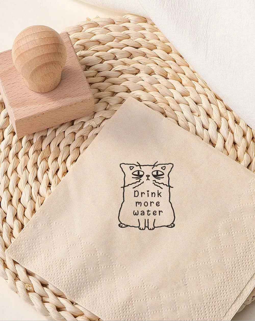 Custom Wooden Stamp Seal Personalized Logo Wedding Party Packaging Stamp Company Address&Name Self Inking Rubber Stamp Artwork