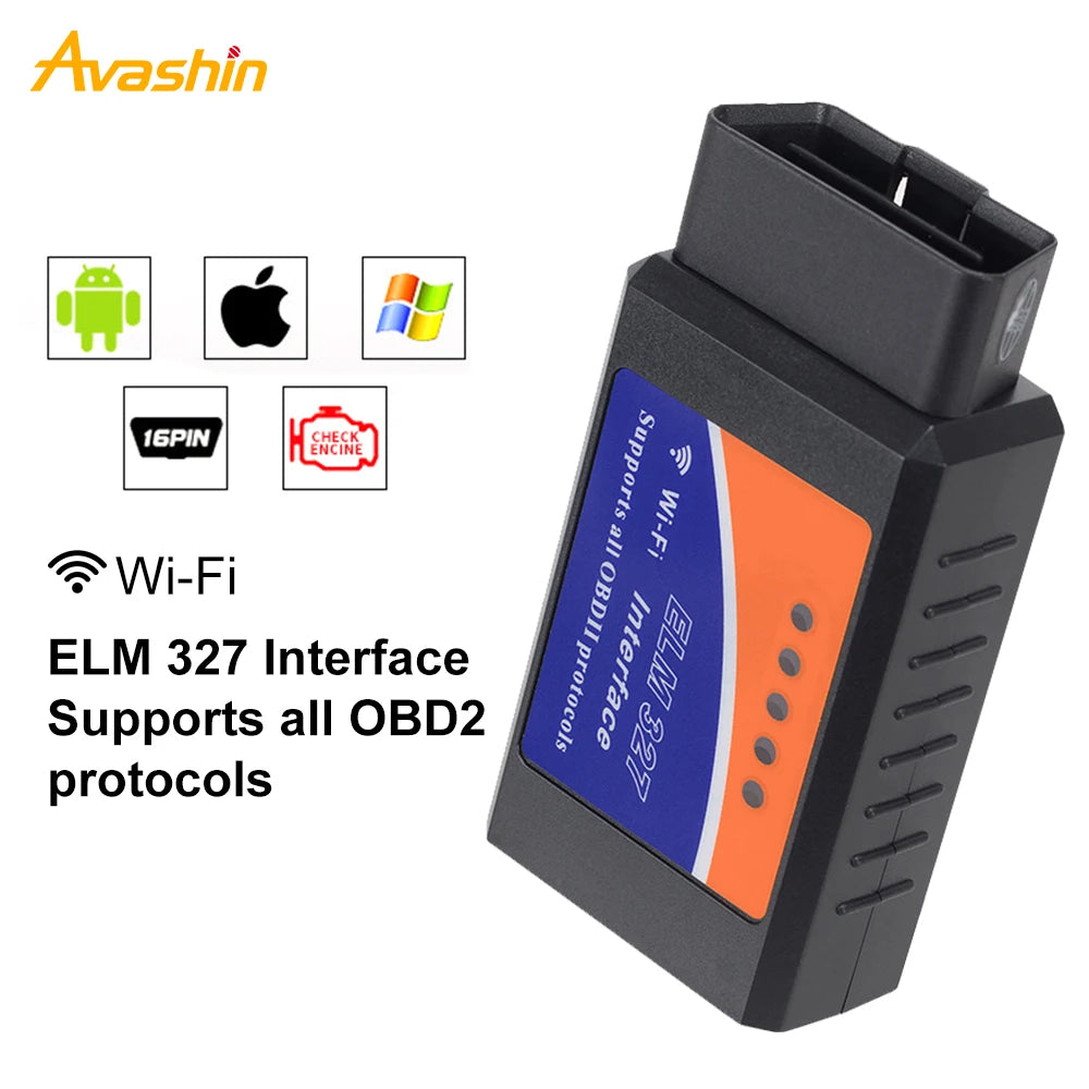 ELM327 V 2.1 OBD2 Scanner BT/Wifi ELM 327 OBD Car Diagnostic Tool For Android /IOS PK Vgate Icar2 Code Reader
