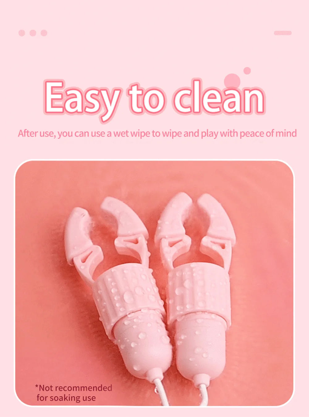 Sucking Vibrating Nipple Clamp Tongue Licking Vibrator For Women Breast Massage Labia Clitoris Clip Stimulation Massager Sex Toy