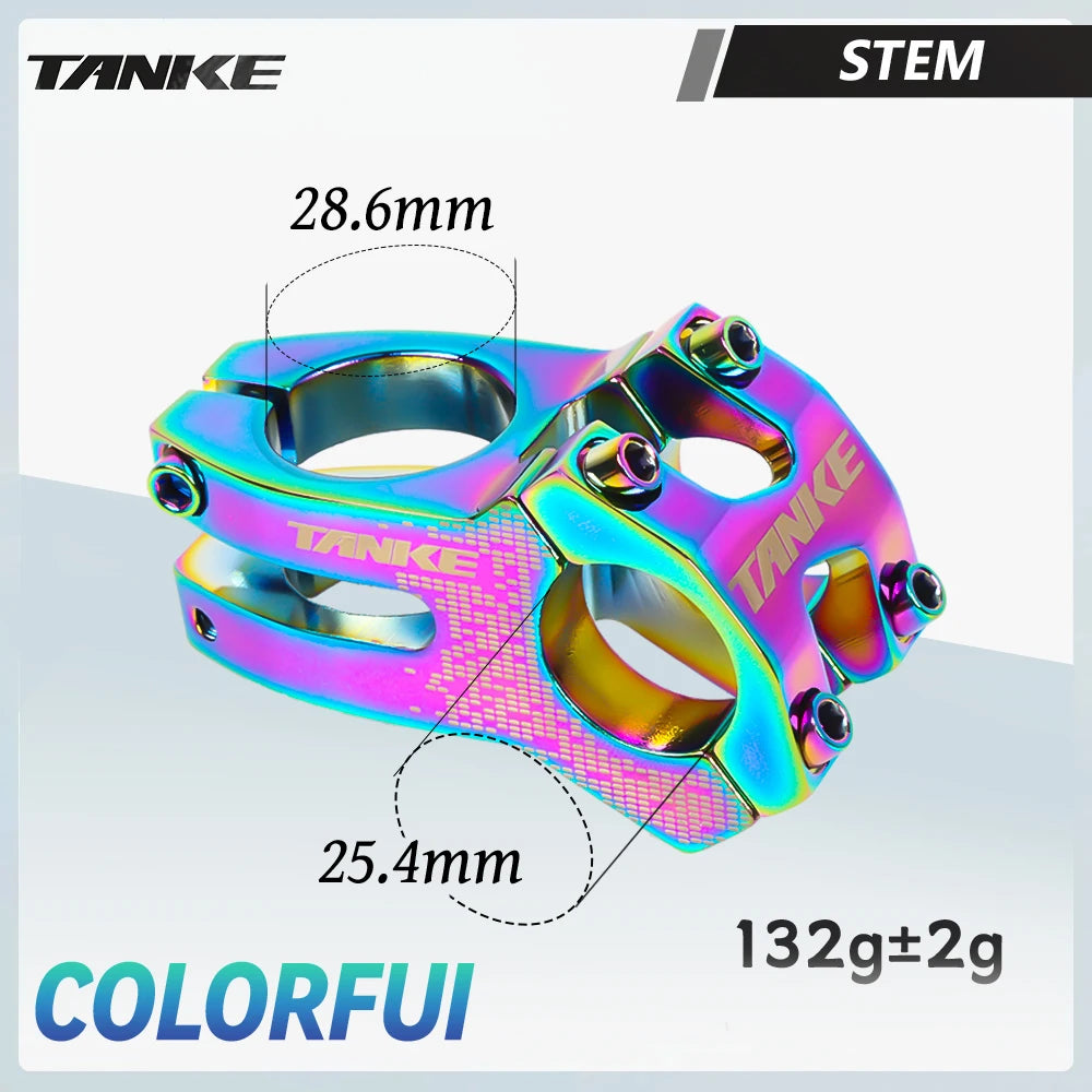 TANKE-MTB Road Bike Stem,CNC Aluminum Alloy Bicycle Parts,High-strength Short Handlebar ,022 XC AM,28.6mm,31.8mmWith cover