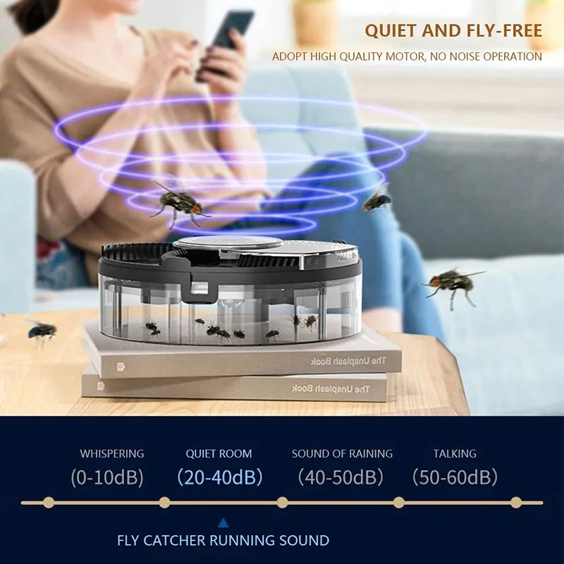 Portable Mosquito Killer Fly Catcher USB Rechargeable Electric Fly Trap Insect Killer Outdoor Mute Anti Mosquito Lamp Ins