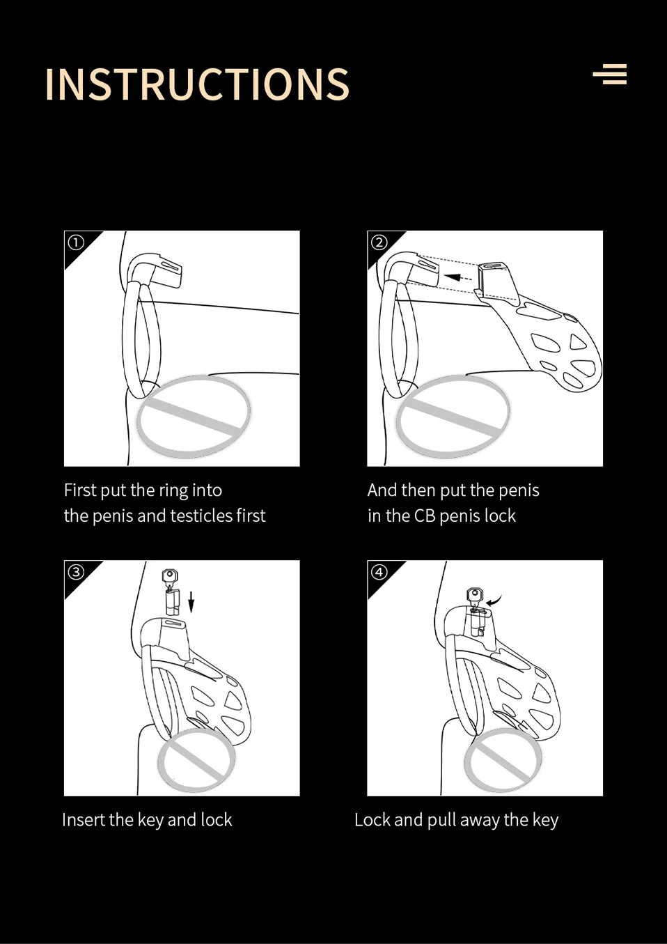 Jeusn Male Chastity Cage Sex Toys Discreet Sissy Femboy Chastity Cock Cage Device Penis Rings Male With 3 Size Men's Adult Goods