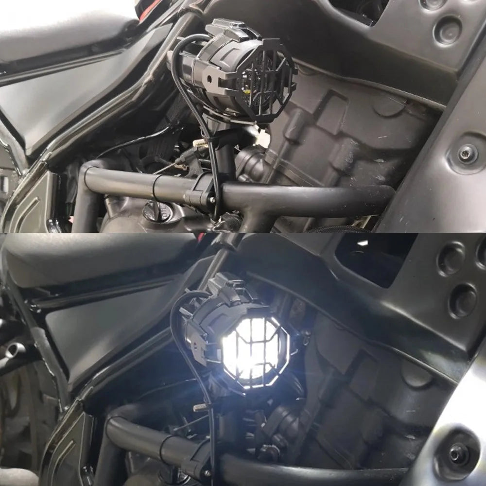 2 Pcs 40W LED Auxiliary Lamp 6000K Super Bright Fog Driving Light Kits Led Lighting Bulbs DRL For Motorcycle BMW K1600 R1200G