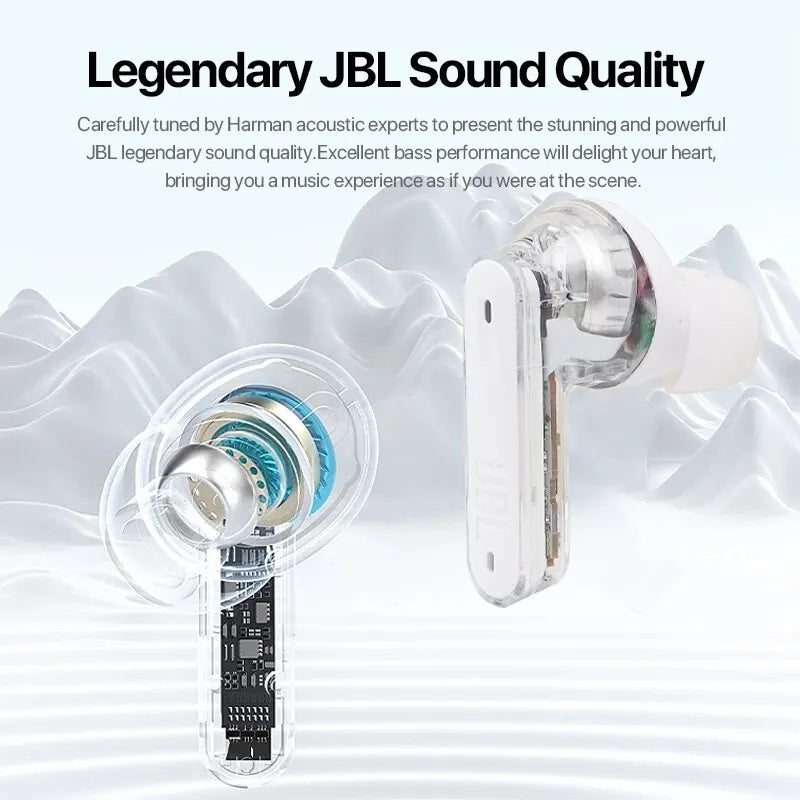 JBLTUNE Beam True Wireless Bluetooth Headphones In-ear Active Noise-cancelling Music Sports 100%original