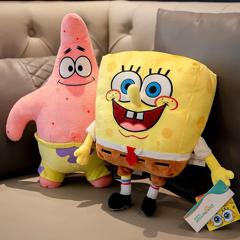 Anime Spongebob Squarepants Patrick Star Squidward Eugene H. Krabs Gary Kawaii Stuffed Plush Toys keychain Birthday Gift For Kid