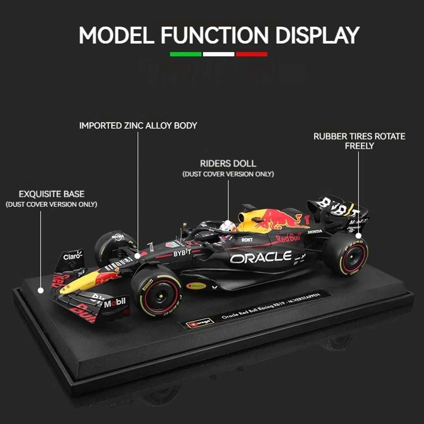 1:18 Red Bull F1 Racing Car Model ,Alloy Diecast Collectible Perfect Gift for Racing Fans, High-Quality Display Model for Home