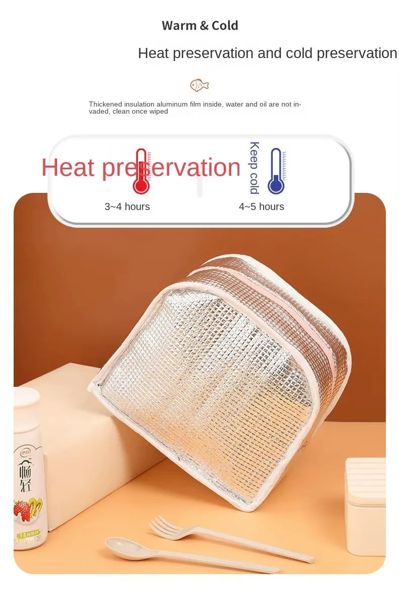 Waterproof Portable Thermal Insulation Bag, Thermal Insulation Belt, Lunch Box Bag, Thermal Insulation Bag.