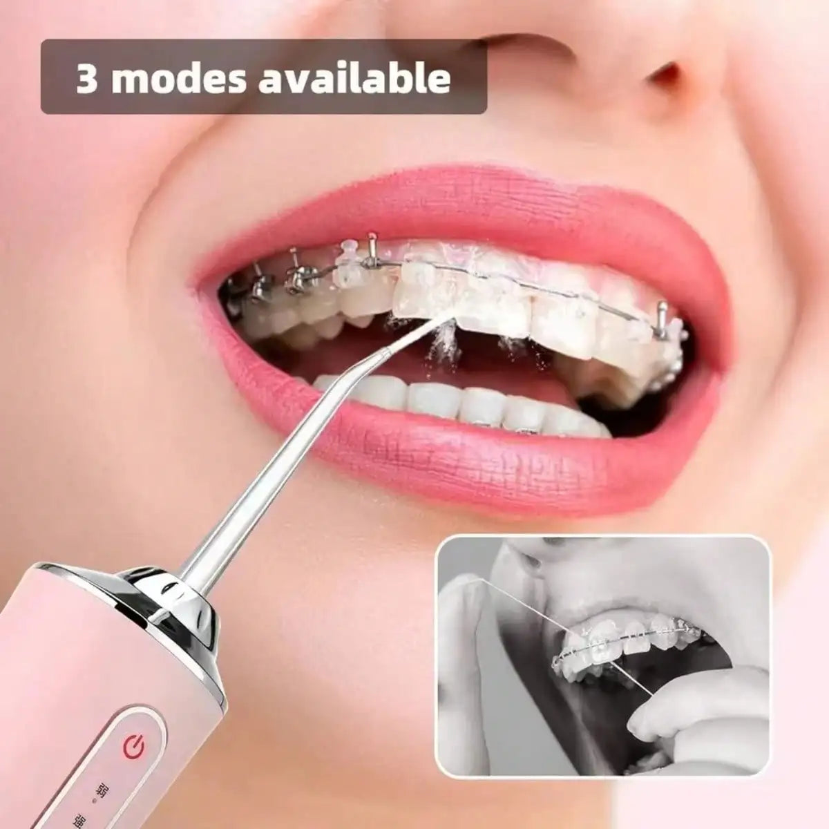 Electric Water Floss, Intelligent Chip, Precise Pressure Control, Oral Irrigator, Used For Deep Teeth And Gum Cleaning