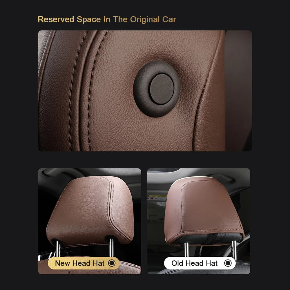 For Land Rover Range Rover Velar 2017 2018 2019 2020 Faux Leather Custom Car Seat Covers Full Set Interior Protector Accessories