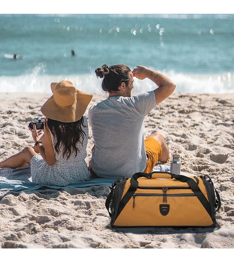 40L Sport Fitness Bag Dry Wet Separation Gym Bags for Men Women Outdoor Hiking Camping Travelling Yoga Fitness Bags