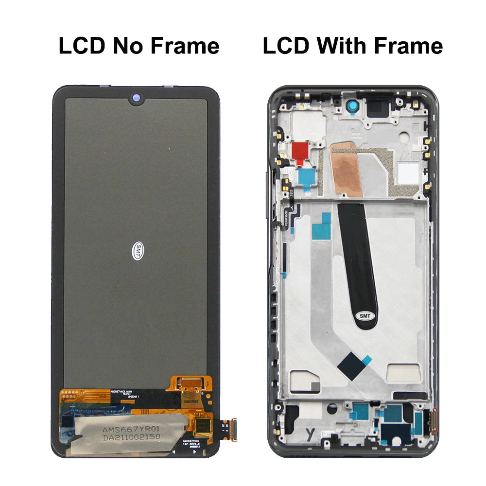 6.67" Super AMOLED Poco F3 Display Screen, for Xiaomi Poco F3 M2012K11AG Lcd Display Digital Touch Screen with Frame Replacement