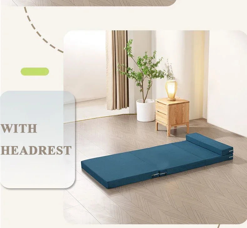 Home Lunch break folding mattress primary school students office floor paving car tatami sponge mat nap floor mat  foam mattress