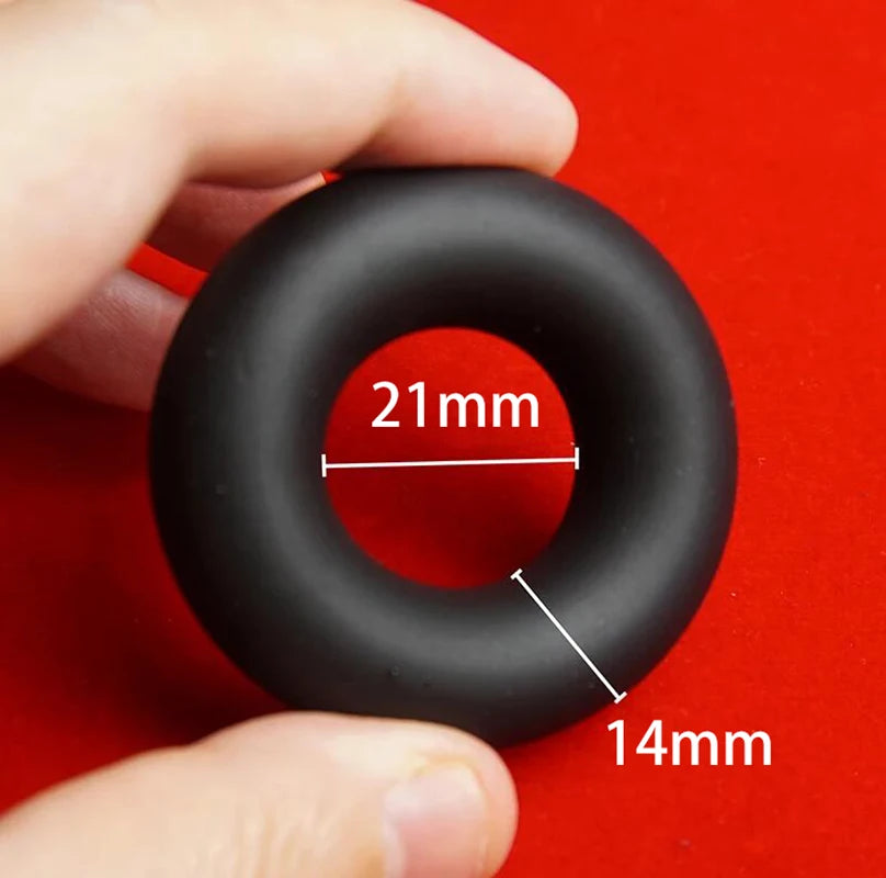 Squeeze Dick Dleay Penis Cock Rings,Silicone Cockring Penisring,Tug Scrotum Testicle Ball Stretcher,Sex Toys for Men