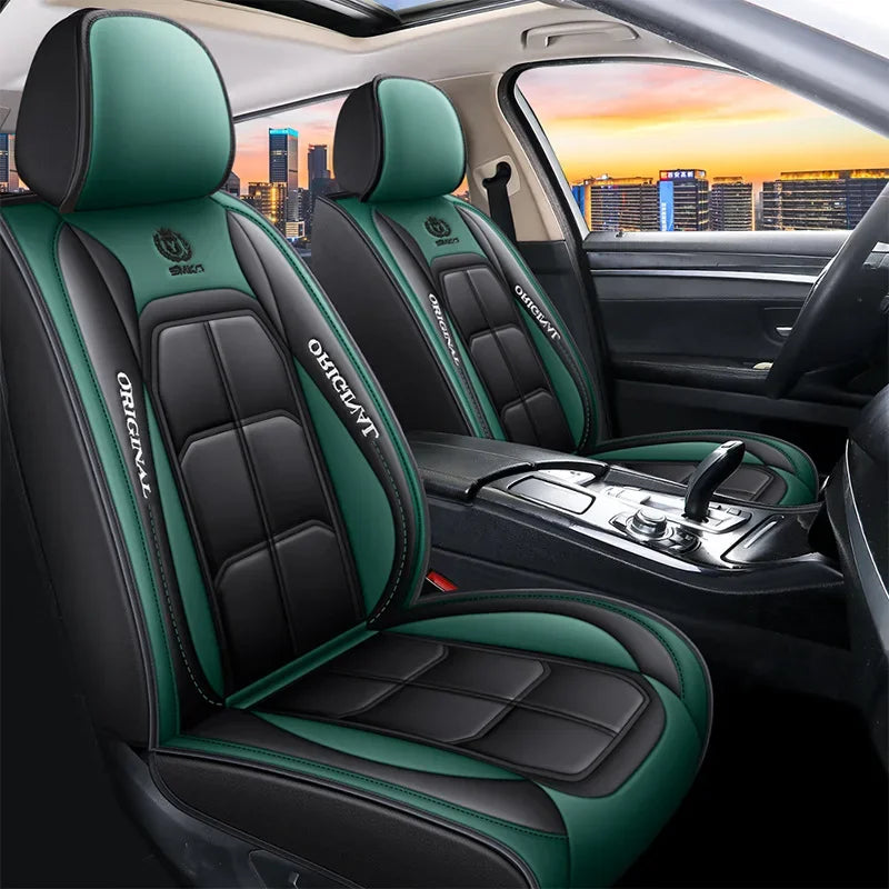 1pcs All inclusive seat cover full leather car seat cushion single seat driver and passenger seat cover all season universal pad