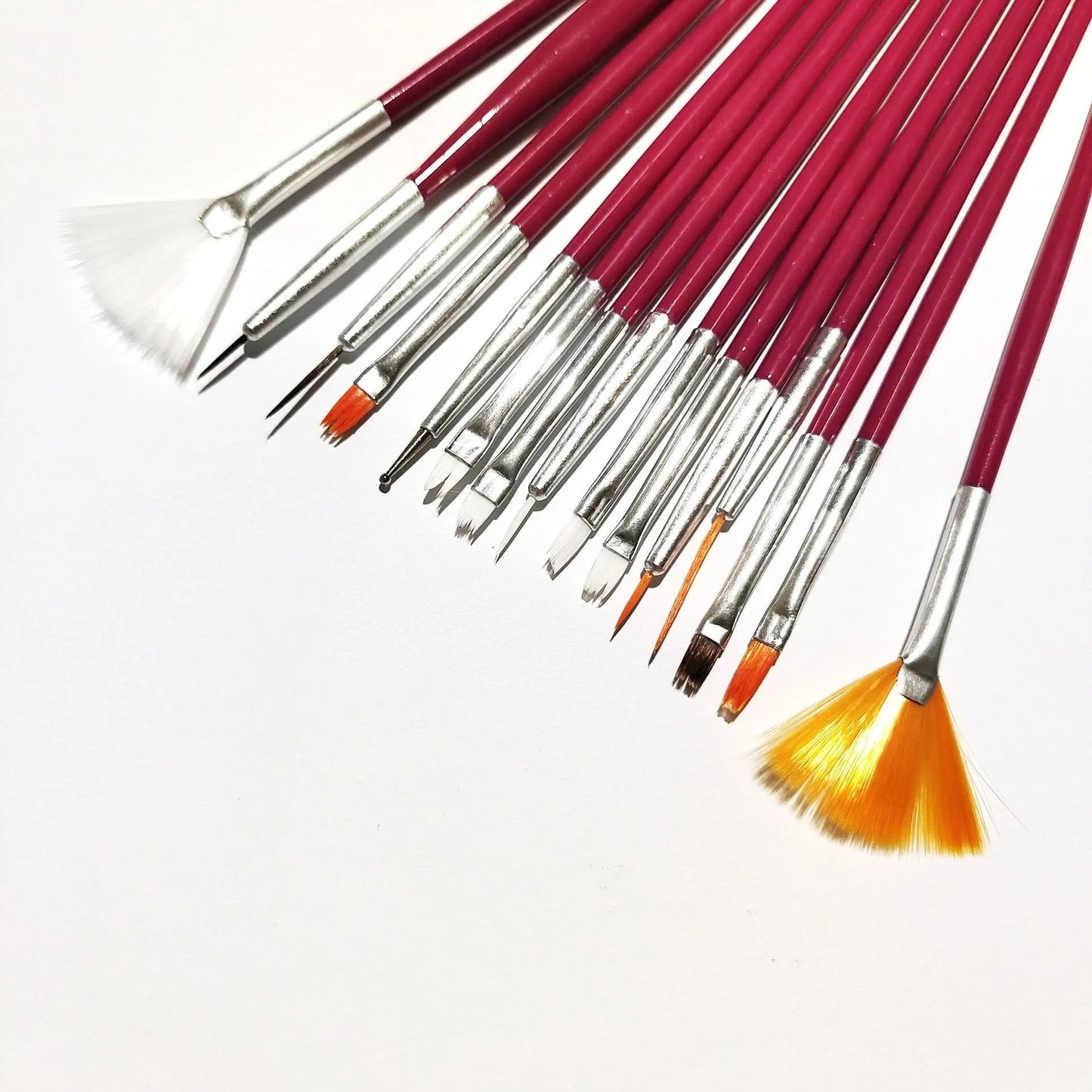 15PCS Women's Makeup Brush Set Soft Makeup Application Powder Grasping Force Easily Carry Makeup Tools Smudges Naturally