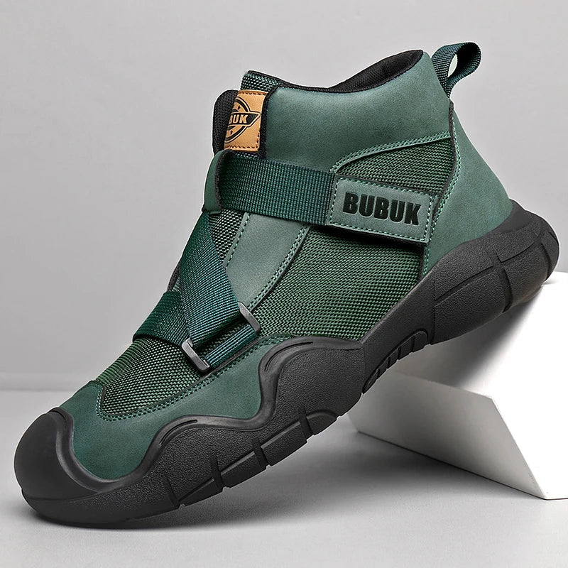 Men's Shoes Autumn and Winter Men's Business Casual Shoes New Outdoor Hiking Sports Shoes Youth Basketball Shoes Casual Trendy Shoes Fashion Short Boots