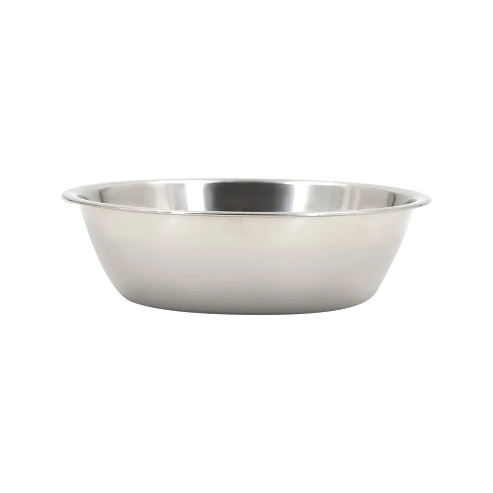 Cat 3 Bowls in 1 Feeder Feeding & Watering Supplies Food Bowl 15-Degree Tilt Raised Puppy 3 Stainless Steel Bowls Wood Brackets