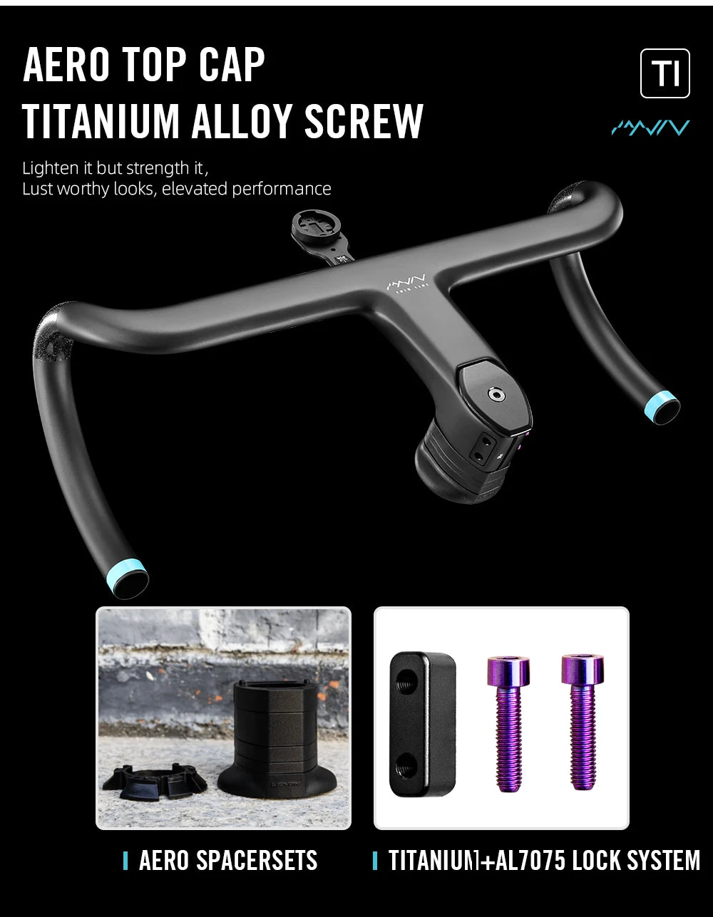 LEXON Full Carbon Road Integrated Handlebar Ultralight Road Bike Handlebar T1000 Racing Bent Bar, Bicycle Accessories 28.6mm