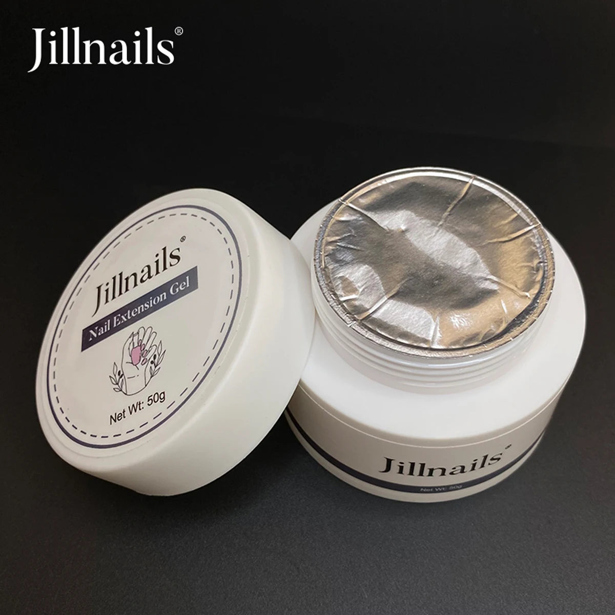 Jillnails Jelly Builder Nail Gel for Nails Extension Hard Soft Cream Gel UV Led 50g 50ml