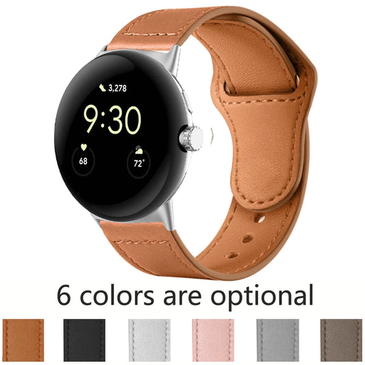 leather strap For Google Pixel Watch1/2/3 45mm stylish and lightweight For Google Pixel Watch 41mm strap