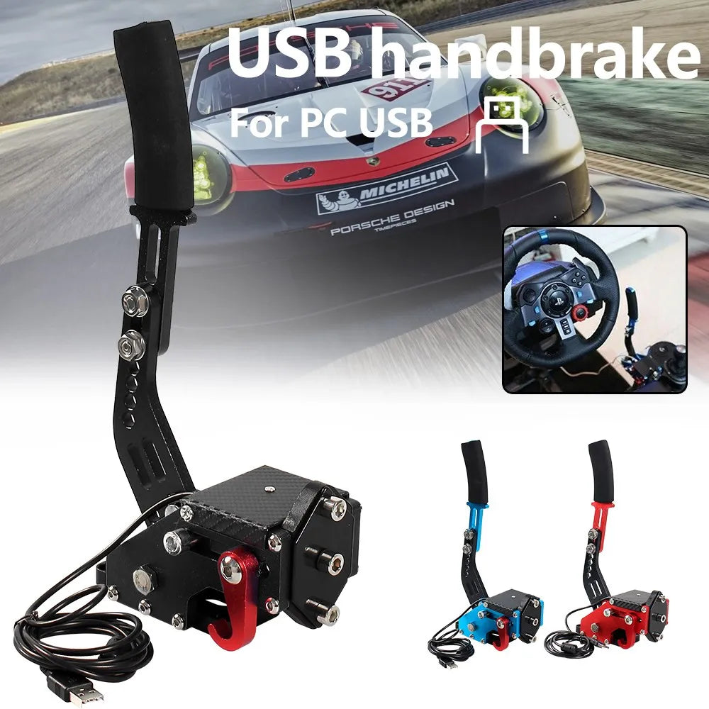 Brake System USB Handbrake For Logitech G29/G27/G25 PC Hall Sensor Rally SIM Racing Games T300 T500