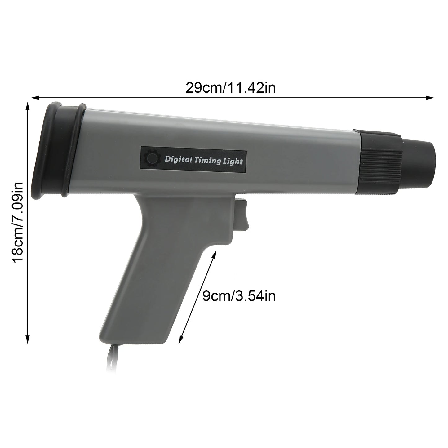 Digital Engine Timing Light Inductive Strobe Timing Light 12V Ignition Timing Light for Car Motorcycle Marine Timing Light