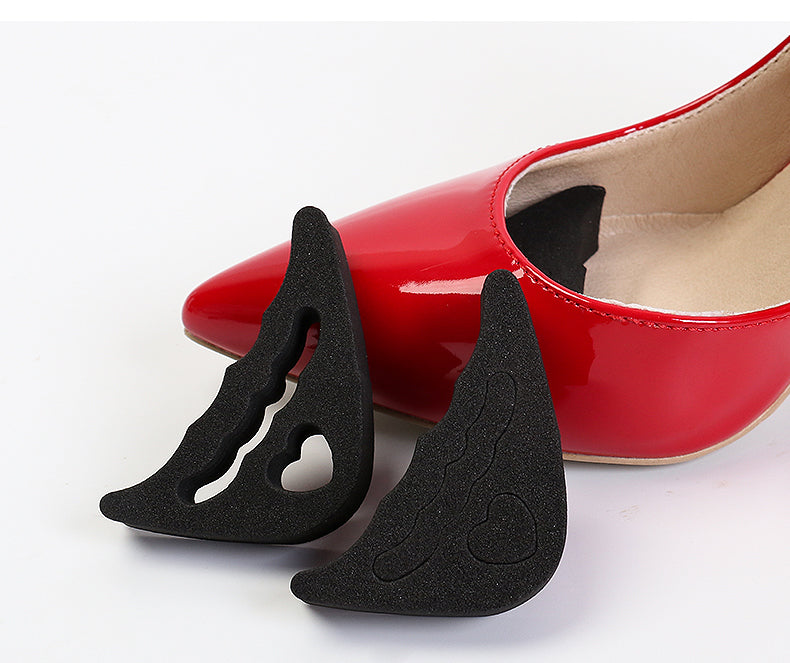 Toe Plug Soft Half Insoles Reusable Toe Sponge Filler Inserts for Shoes Adjustable Too Big Foot Brace Pads Unisex Shoe Inserts