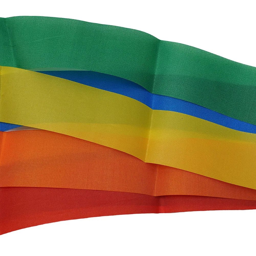 100D FABRIC 35 X 5 X 5 Inch 5 Feet Porch Deck 88 X 13 X 13cm Party Decoration Polyester Rainbow Windsock Backyard