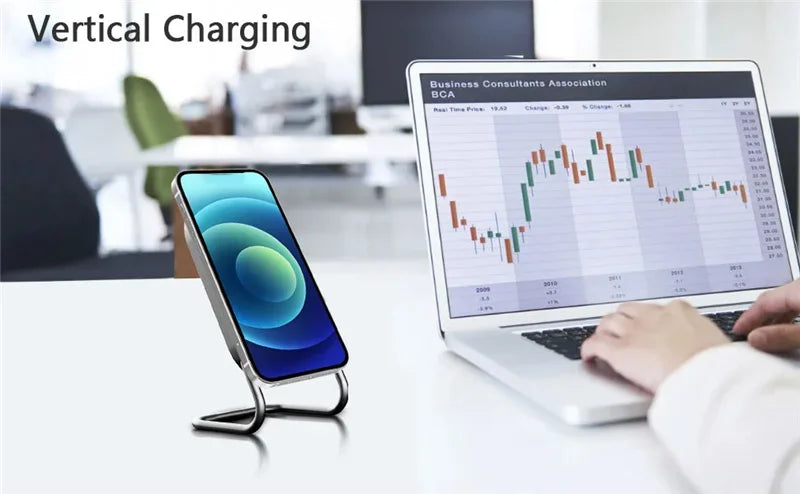 Magnetic Wireless Charger Stand Fast Charging Pad for iPhone 15 14 13 12 Pro Airpods Magnet Phone Chargers Holder Dock Station