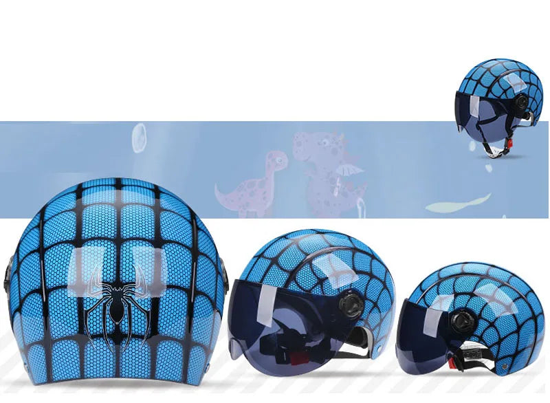 Summer Adjustable size 48-55cm Children's Riding Helmet Boys girls Motorcycle Cycling Kid Helmet For Outdoor Sports Four Seasons