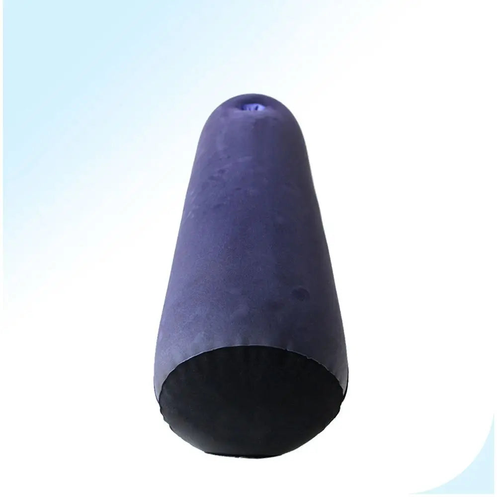 Couples Gifts PVC Flocking Silicone Pillow Blue+Black Cylinder Magic Cushion Inflatable Soft Relax Cushion Love