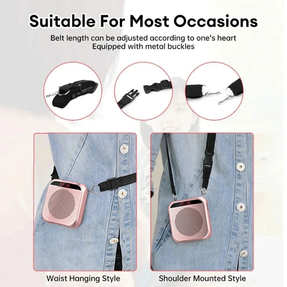 Headworn Microphone Loudspeaker Voice Amplifier Recorder Mic Speaker Audio Mini Wired Mikrofon Mike Sound Battery Kit Headset