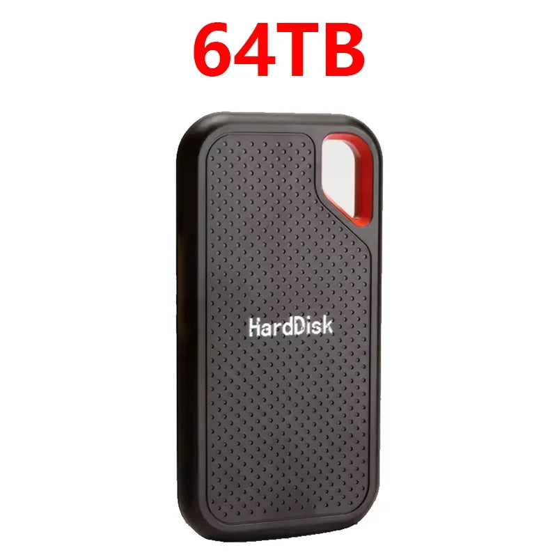 Portable SSD 128TB High-quality Hard Drive 1TB/2TB Original Hard Disk USB 3.1 High Speed Storage Device for Laptop/PC/Phone/Mac