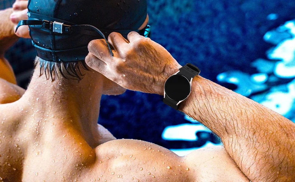 No Gaps Silicone Strap for Samsung Galaxy Watch 7 6 5 4 FE 40mm 44mm/4 6 Classic/5 Pro Sport Bracelet Galaxy Watch 7 Band 44 mm