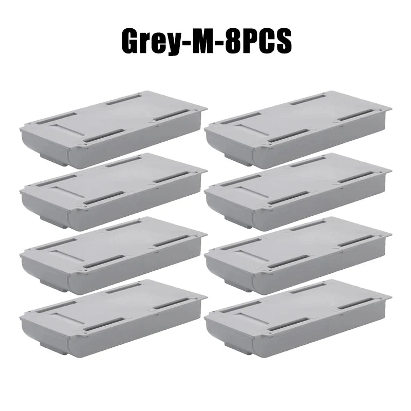 Hidden Storage Box Desk Storage Drawer Self-Adhesive Plastic Table Storage Holder Simple Sundries Cosmetics Stationery Organizer