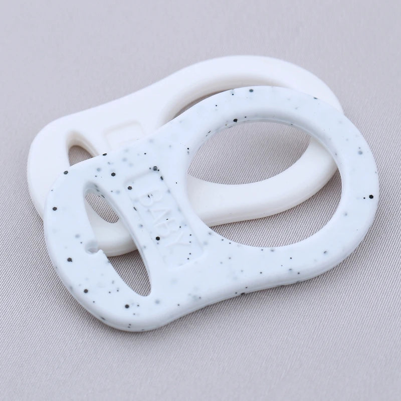 5Pcs Multi Colors Silicone Baby Dummy Pacifier Holder Clip Adapter for MAM Rings New