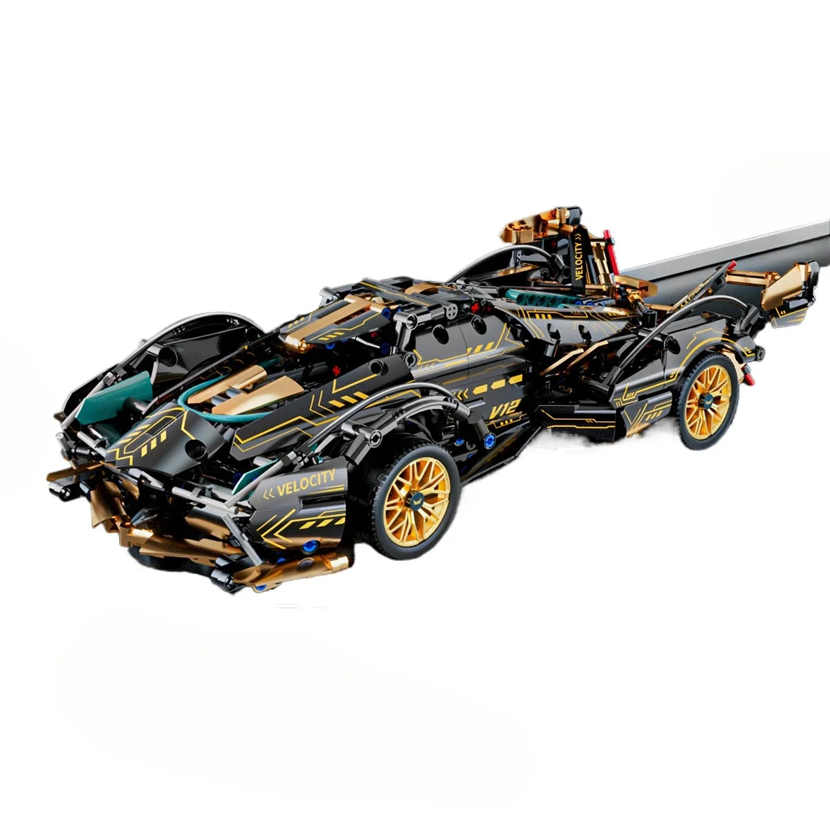Compatible building block new sports car cyberpunk programming remote control sports car assembly model toy boy gift