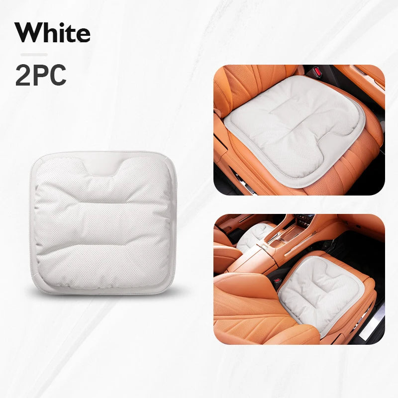 Four Seasons Universal Car Seat Cover Breathable Leather Car Seat Waist Cushion Covers Auto Interior Seats Interior Accessories