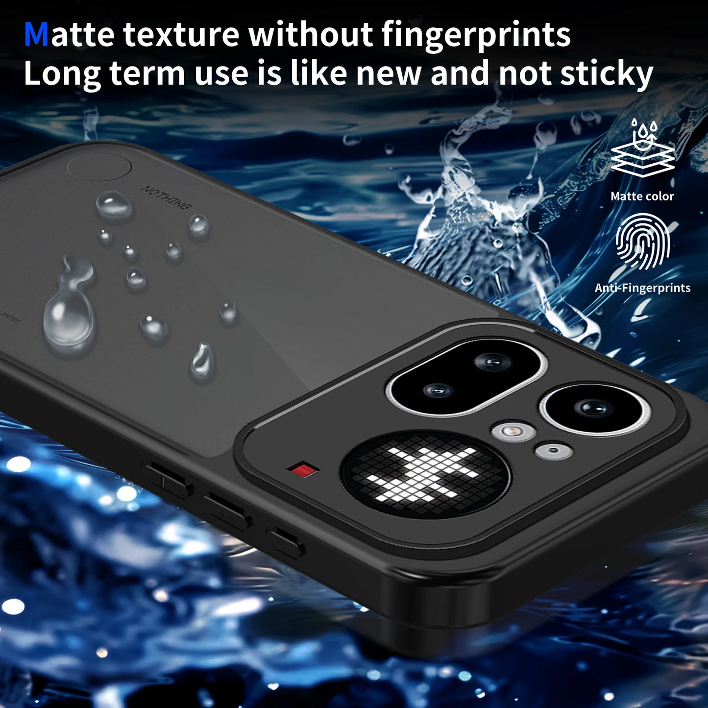 Nothing Phone 4A Pro Case Skin Feeling Silicone TPU Bumper Clear Hard Back Cover Case for Nothing Phone 4A Pro 5G A069P 2026