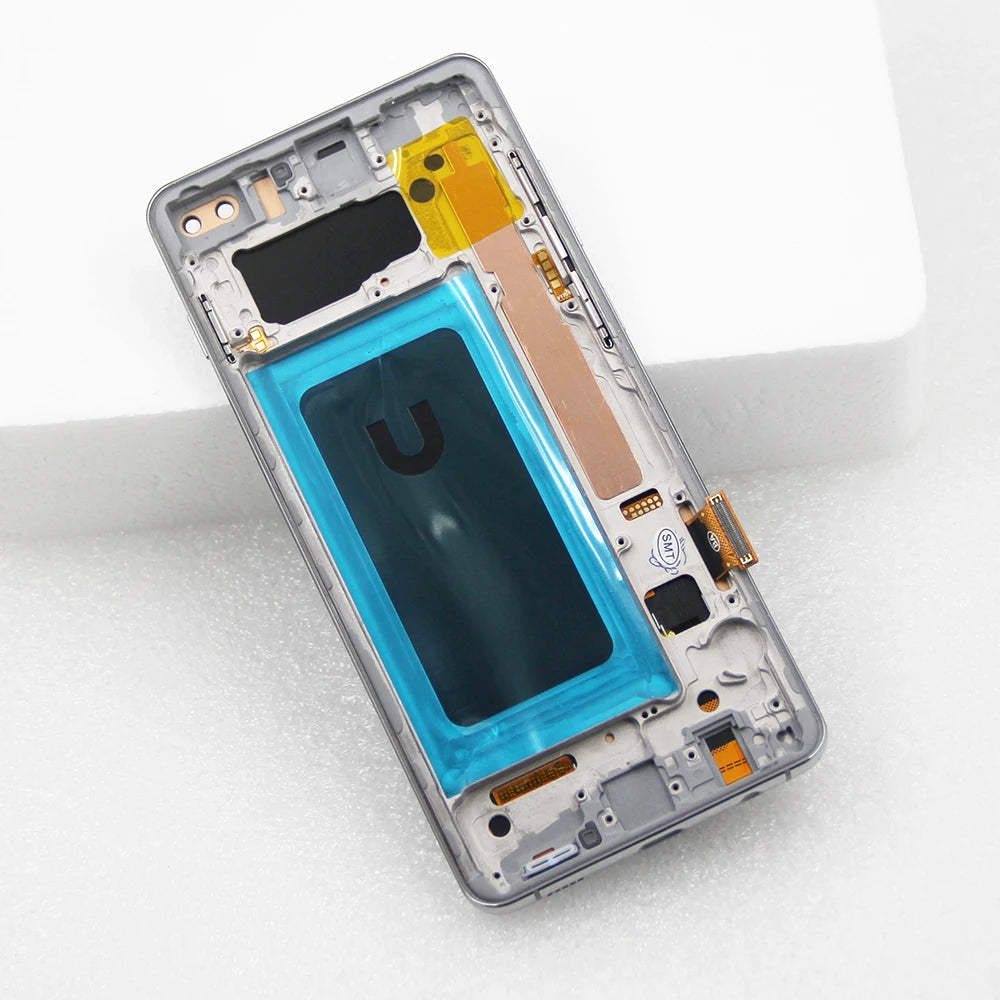 Screen for Samsung Galaxy S10 Plus S10+ G975 G975F Lcd Display Digital Touch Screen  with Frame for Samsung Galaxy S10 Assembly