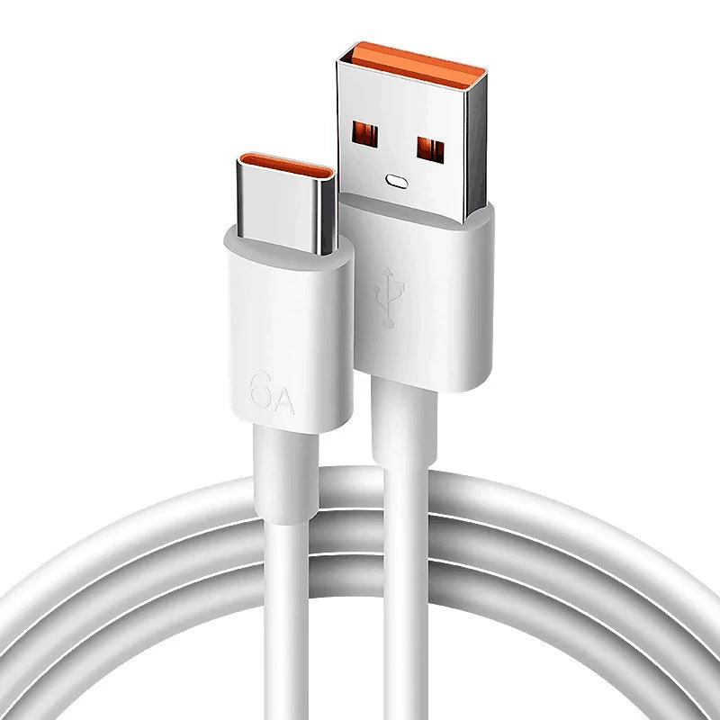Suitable For Android Phone 6A Charging Cable,Universal 66W Data Cable,Type-C Super Fast Charging,Not Suitable For iPhone