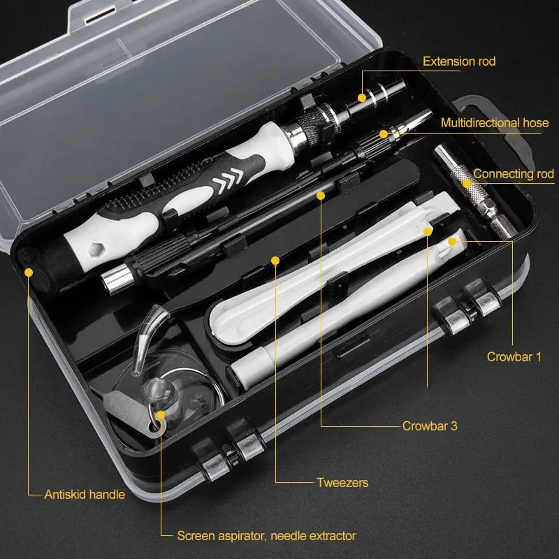 115 In 1 Screwdriver Set Mini Precision Multi Computer PC Mobile Phone Device Repair INSULATED 112 115 in 1