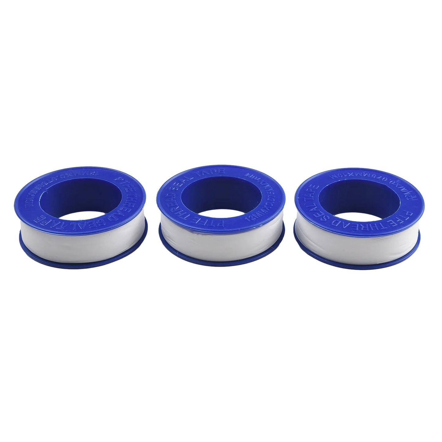 3Pcs White Pipe Thread Seal Raw Material Tape Faucet Sealing Thread Tape PTFE Roll Plumbing Plumber Fitting Tape Sealing Tape