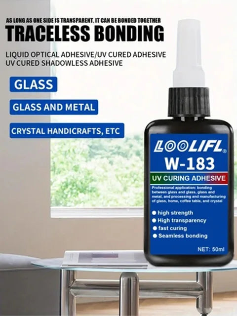 50g Crystal Resin UV Glue DIY Jewelry Making High Hardness Fast Drying Harder Epoxy Glue UV Lam