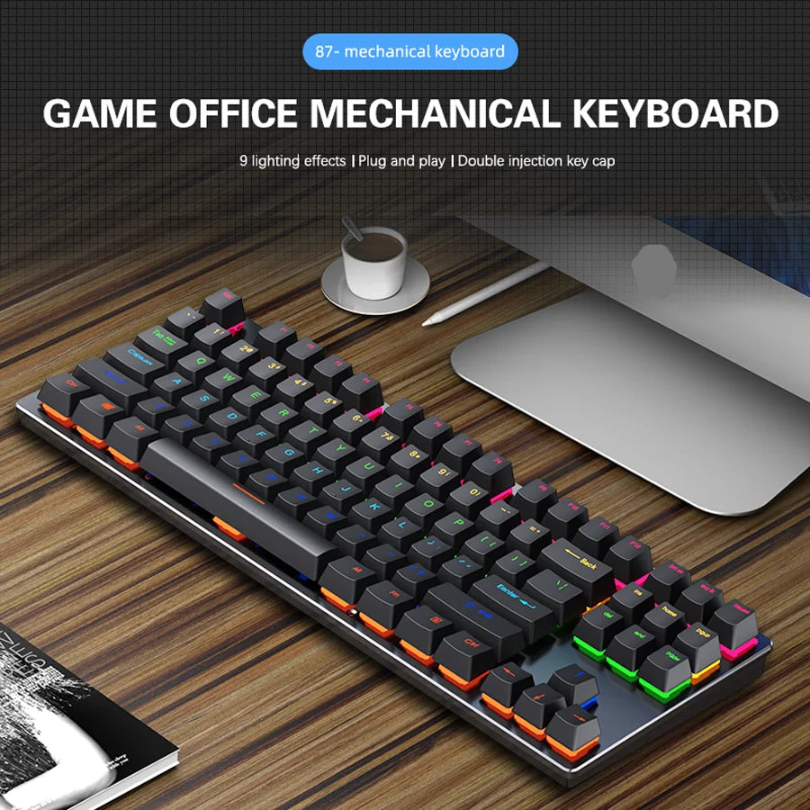 K620 Mini Backlit RGB Gaming Mechanical Keyboard Gamer Mechanic Kit 60 Percent DIY Custom PBT Keycap Hotswap Pink White USB PC