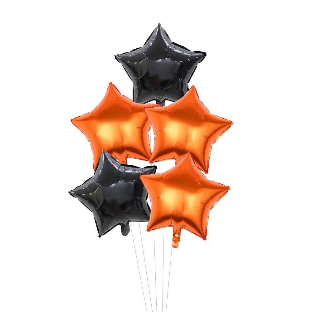 5Pcs 18inch Gold Silver Foil Star Balloon Wedding Balloons Decoration Baby Shower Children's Kids Birthday Party Balloons Globos